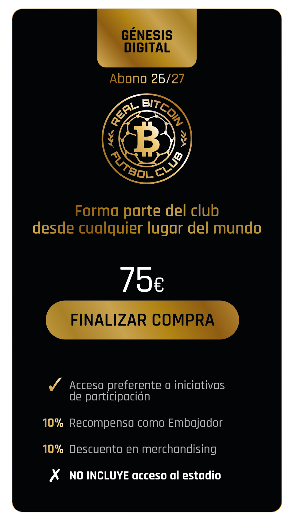 Génesis Digital - Temporada 2026/2027
