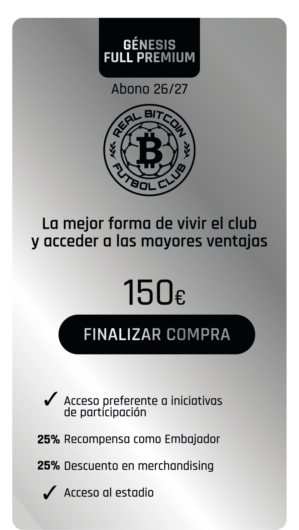 Génesis Full Premium - Temporada 2026/2027